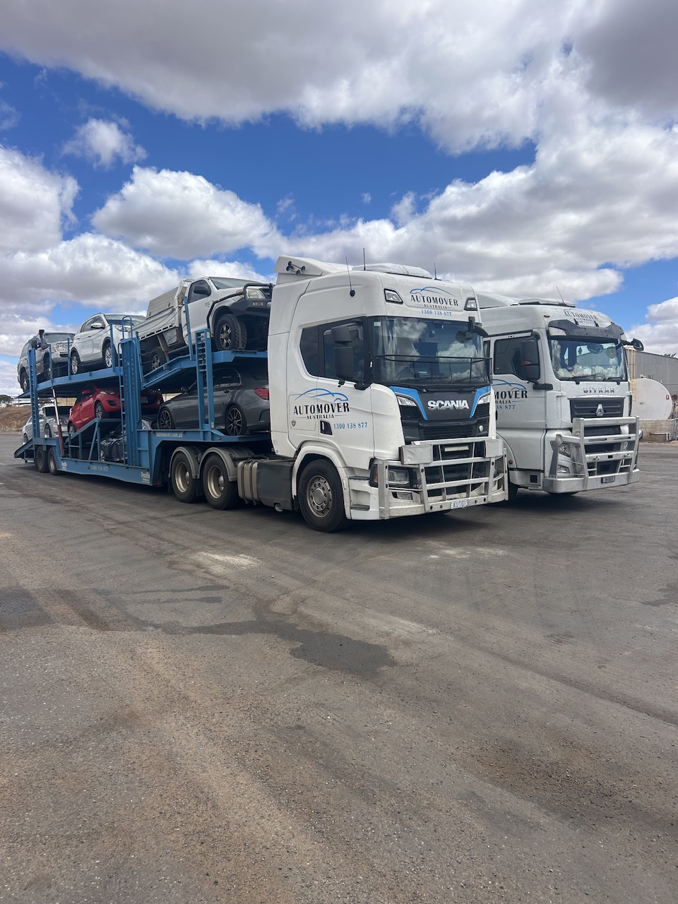 Auto Mover Car Carrier Fleet Ready for Transport