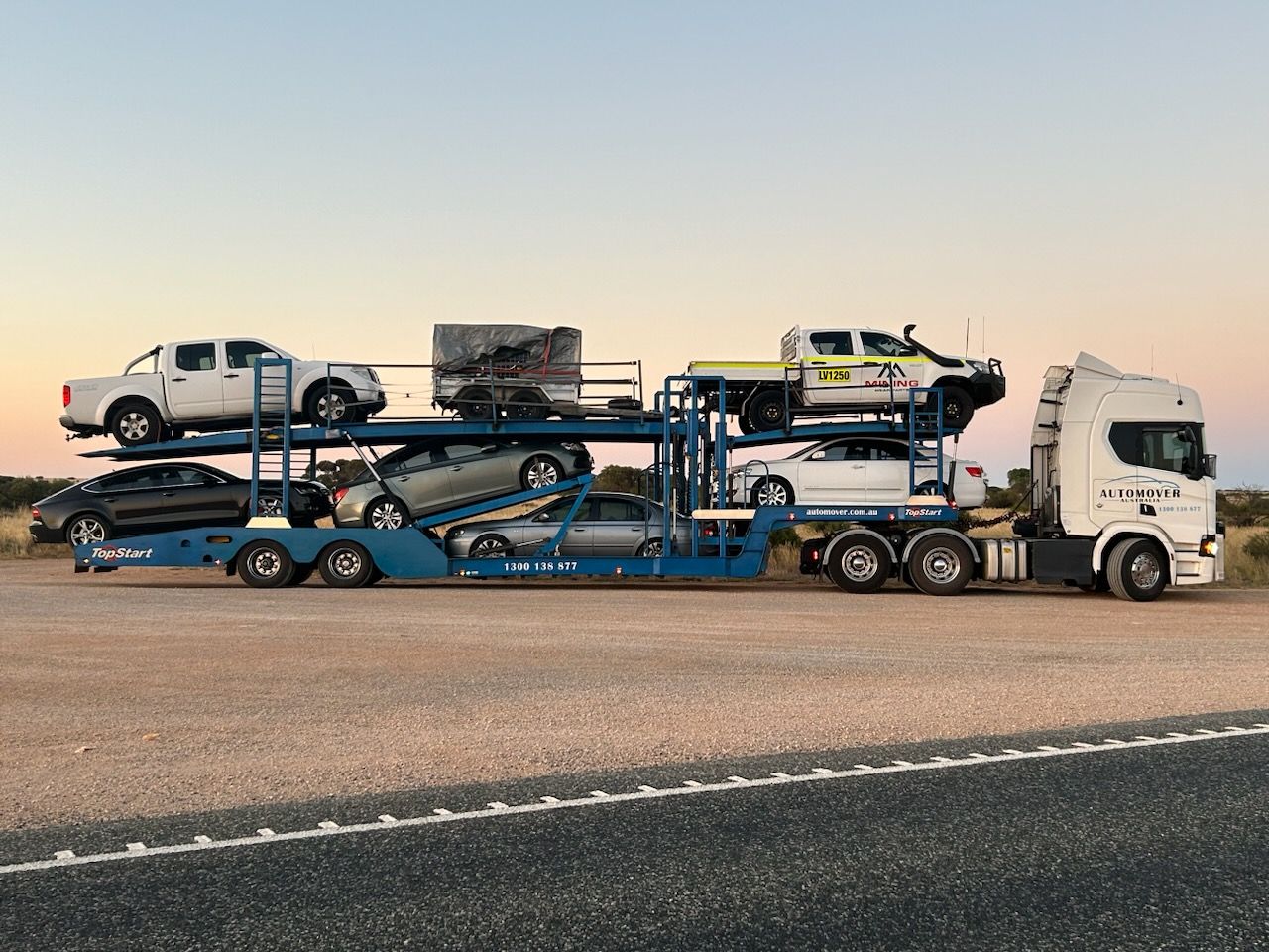 Auto Mover Multi-Vehicle Car Carrier Transport Operation