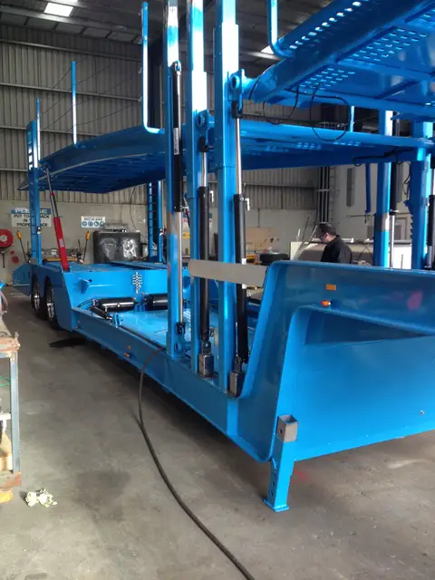 Auto Mover Car Carrier Trailer at Workshop Facility