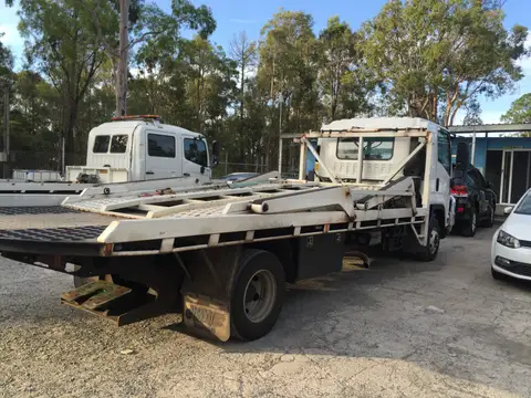 Auto Mover Flatbed Truck Loading Multiple Vehicles