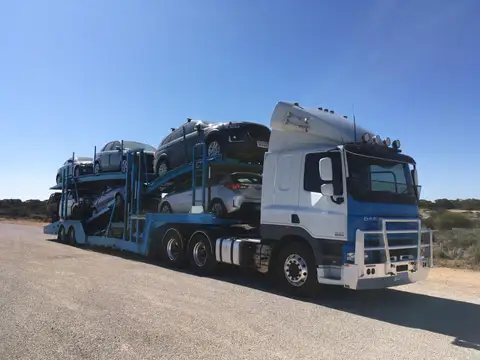 Auto Mover Multi-Vehicle Car Carrier in Transit