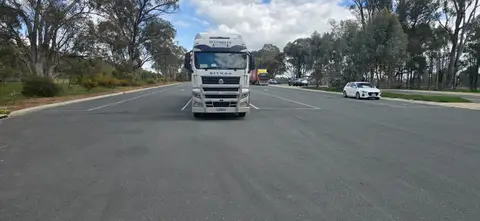 Auto Mover Sirian Truck on Interstate Highway