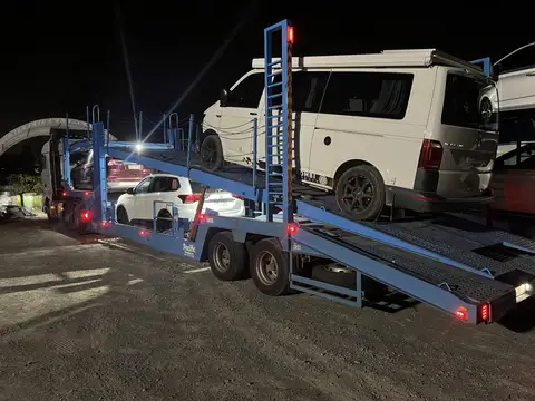 Auto Mover White Volkswagen Van Interstate Transport