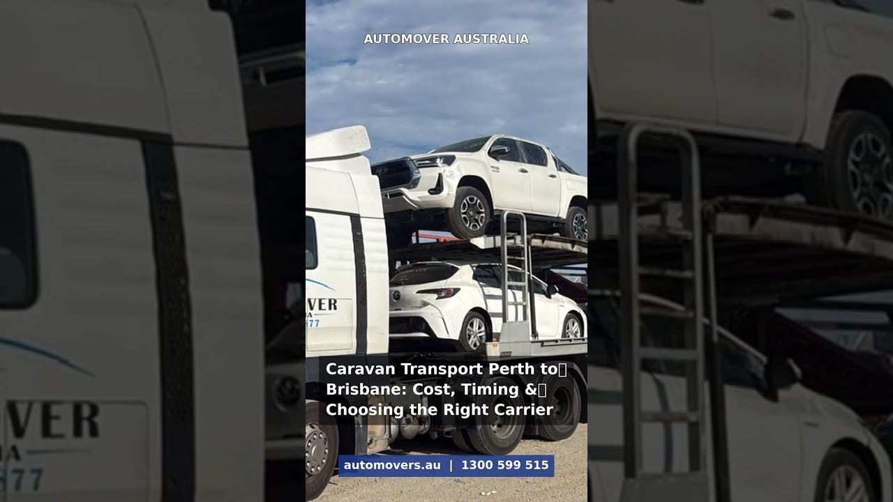 Auto Mover car transport – Choosing the right carrier for your caravan move matters just as much as timing.