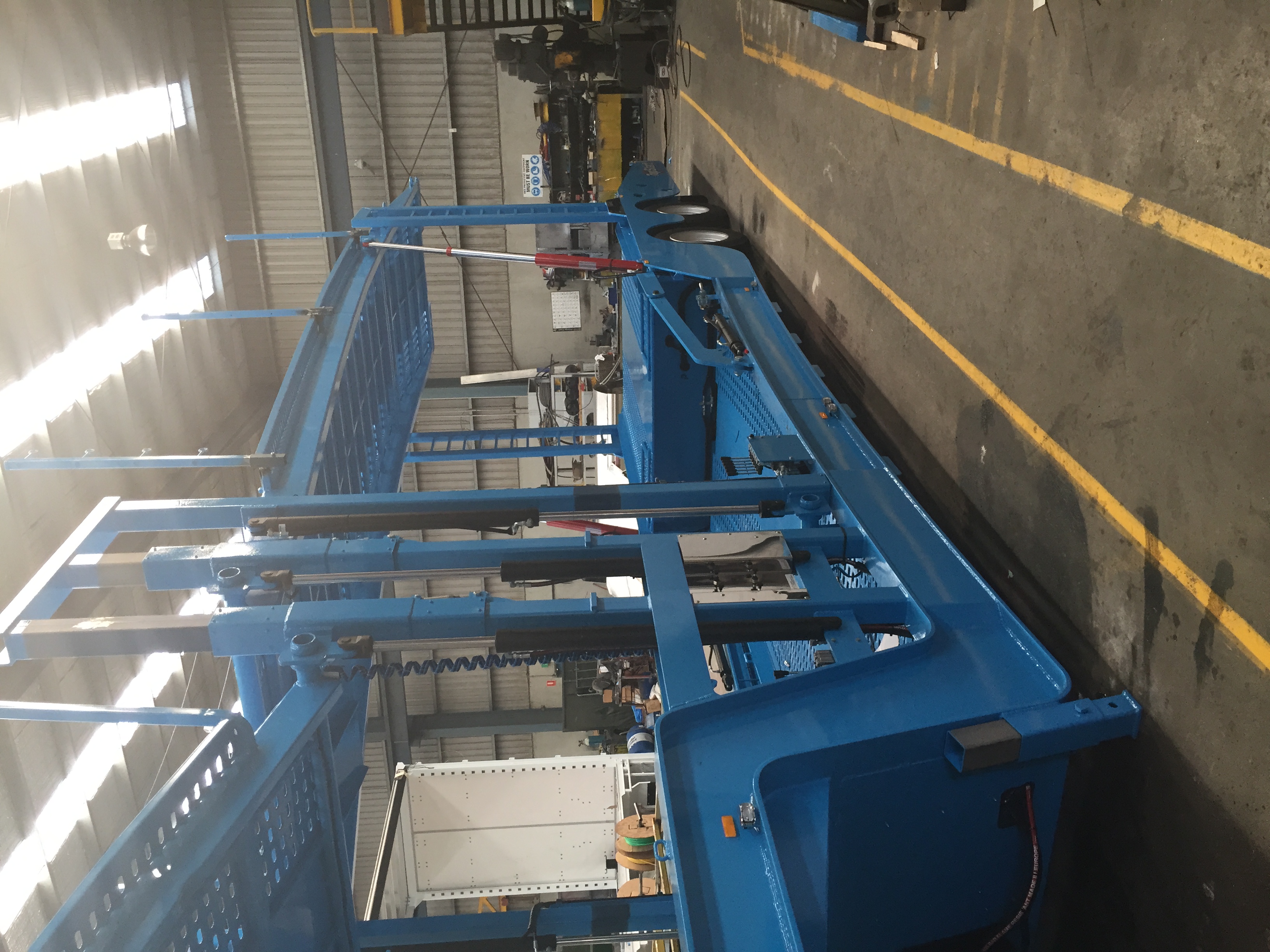 Auto Mover Car Carrier Trailer in Workshop Facility