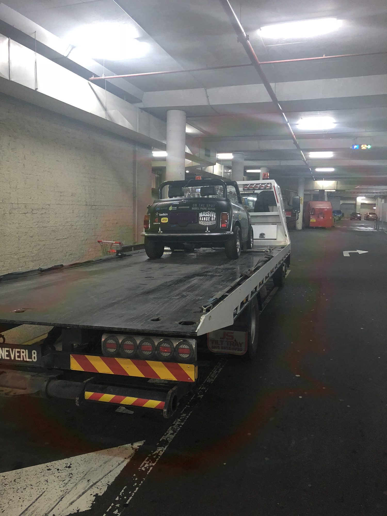 Auto Mover Classic Car Loading onto Transport Carrier