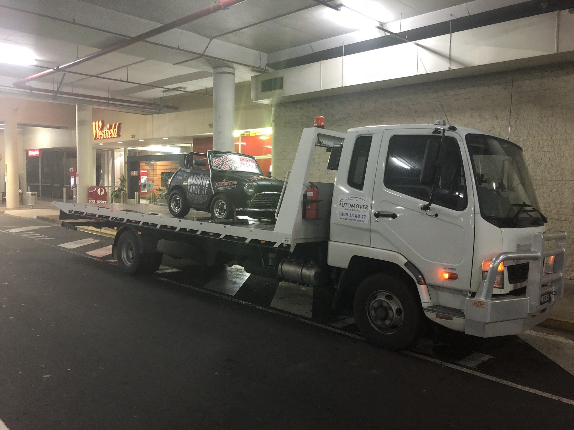 Auto Mover Classic Car Transport on Flatbed Truck
