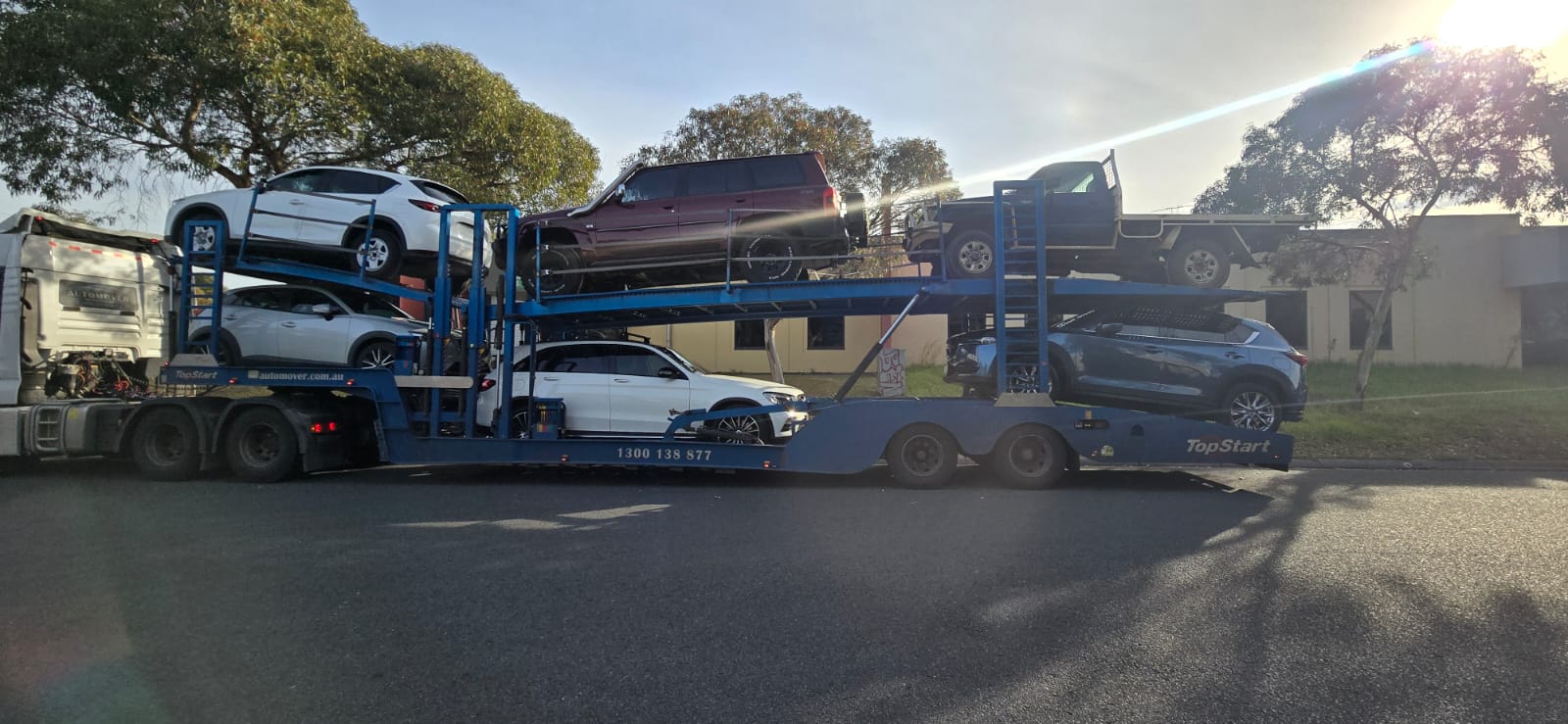 Auto Mover Double Deck Car Carrier Transport Fleet