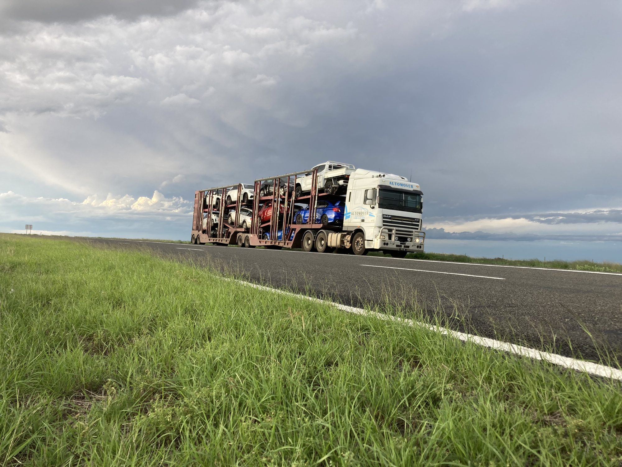 Auto Mover Interstate Car Transport on Open Road