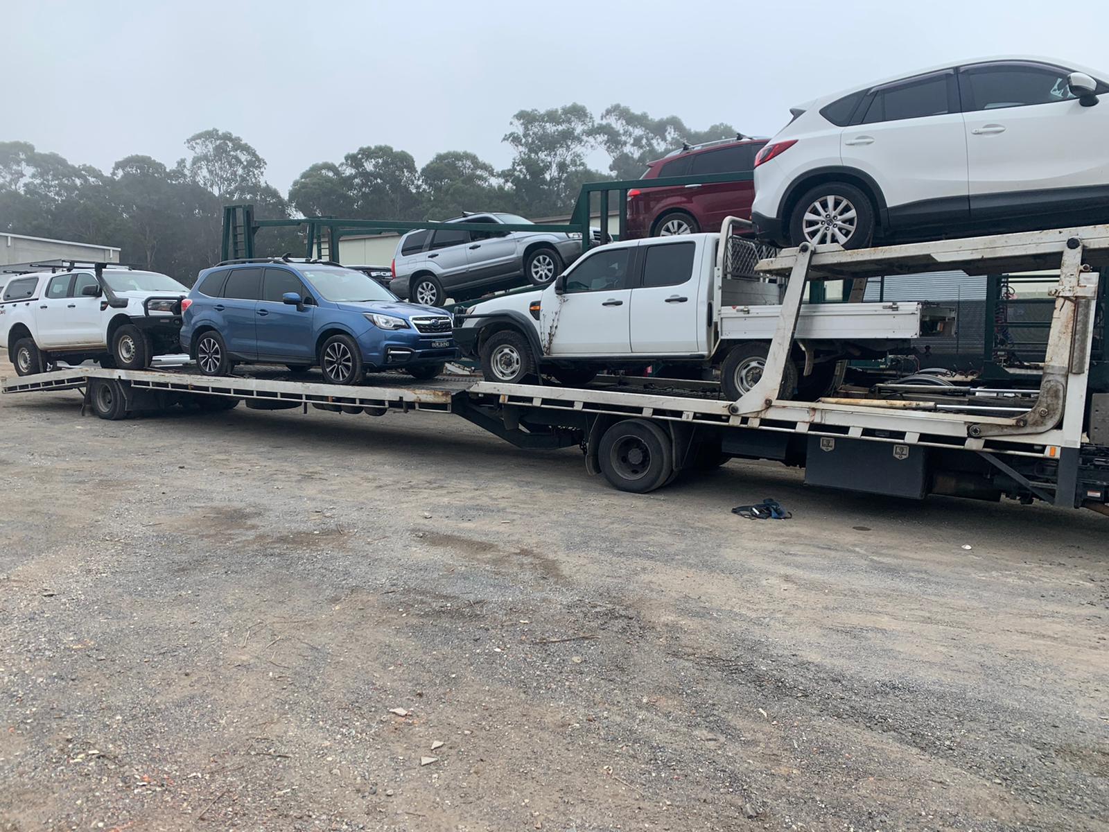 Auto Mover Multi-Vehicle Transport with Truck and Sedan