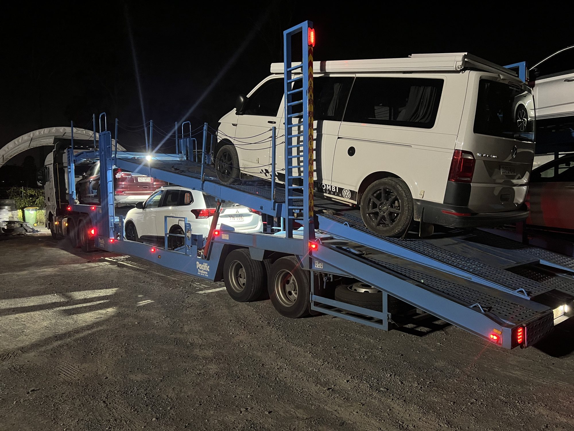 Auto Mover White Volkswagen Van Interstate Transport