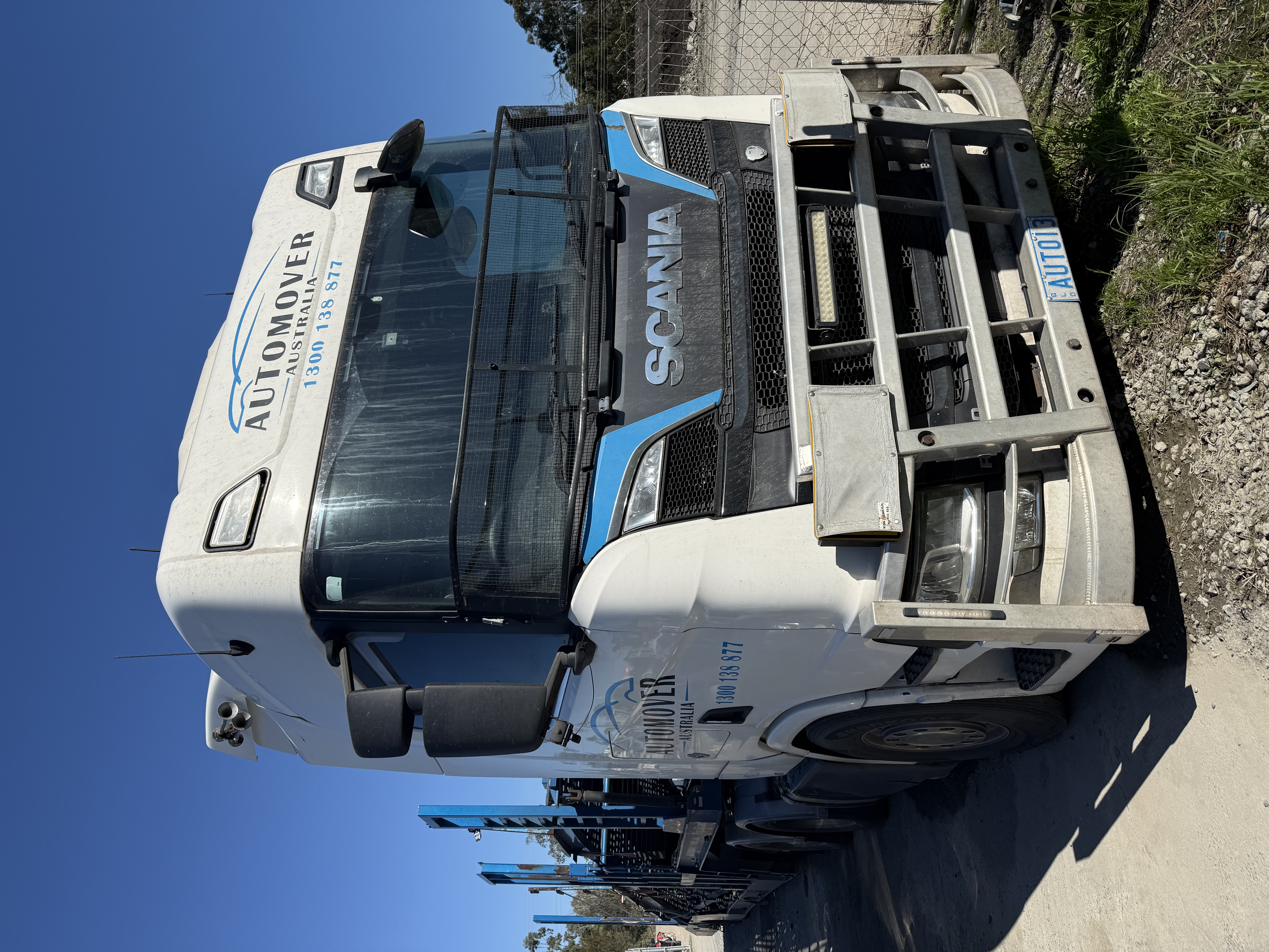 Scania Prime Mover with Car Carrier Trailer